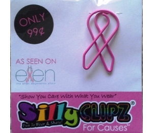 Pink Ribbon - SillyClipz for Causes